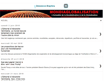 Tablet Screenshot of ecoinfosmonde.com